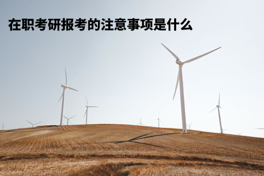 在职考研报考的注意事项是什么