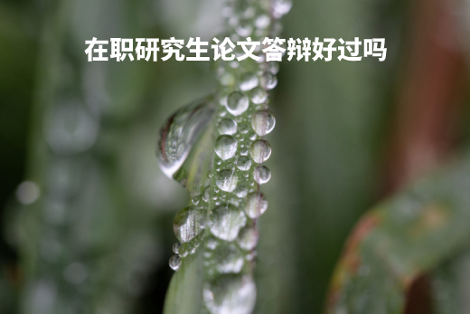 在职研究生论文答辩好过吗