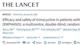 天坛医院重磅《柳叶刀》：三期临床证实，米诺环素可显著改善中风预后