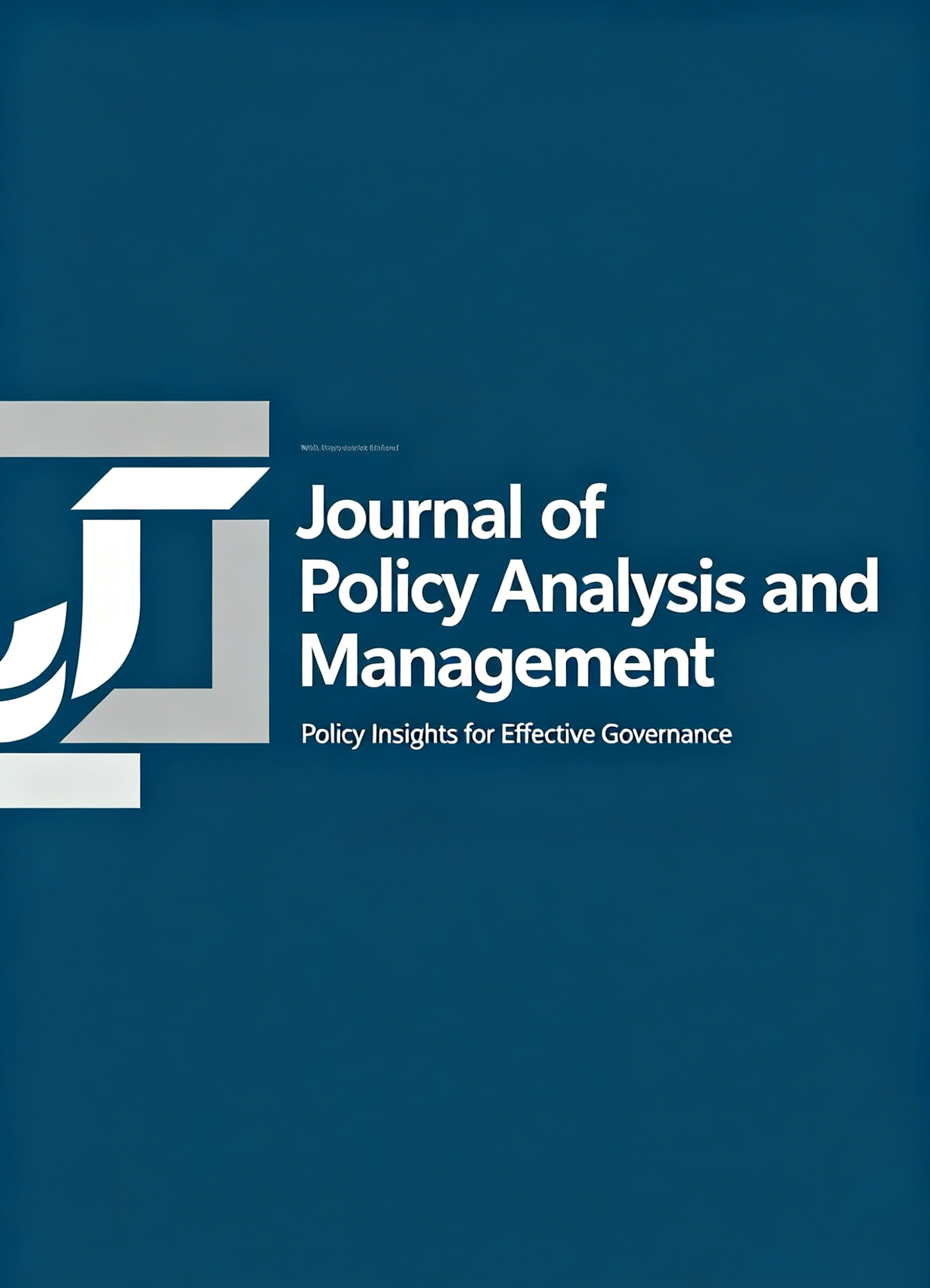 Journal of Policy Analysis and Management