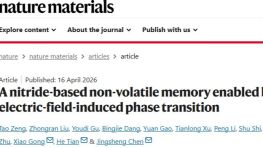 重磅！新国大龚萧/陈景升/浙江大学田鹤最新Nature Materials丨氮化物基电场诱导相变非易失性存储器！