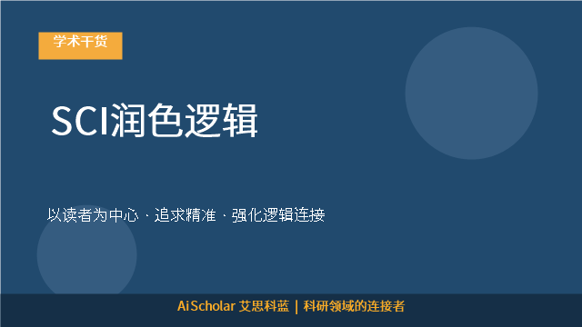 SCI润色逻辑
