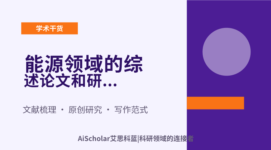 能源领域的综述论文和研究论文写作有什么不同