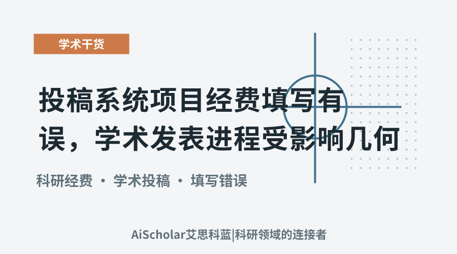 投稿系统项目经费填写有误，学术发表进程受影响几何？