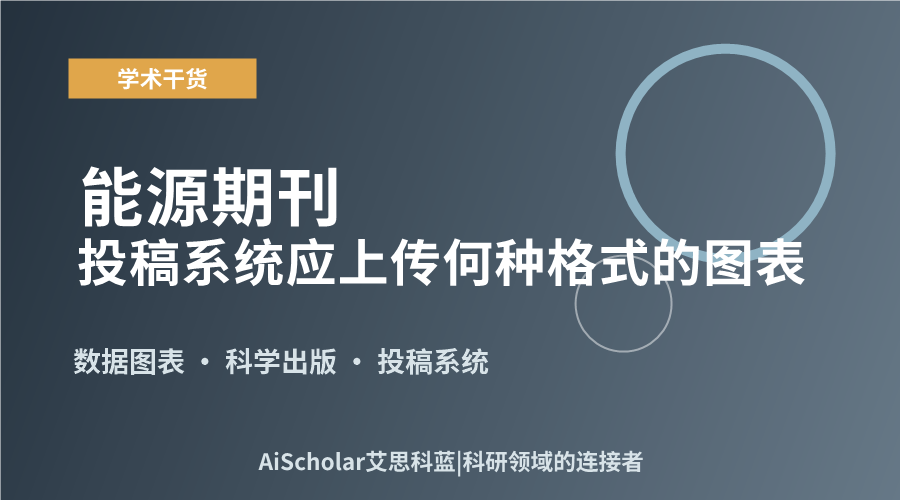 能源期刊投稿系统应上传何种格式的图表?