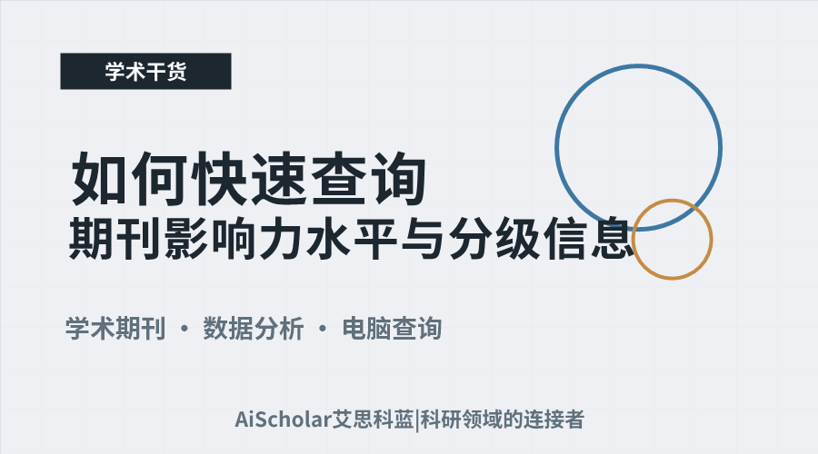 如何快速查询期刊影响力水平与分级信息