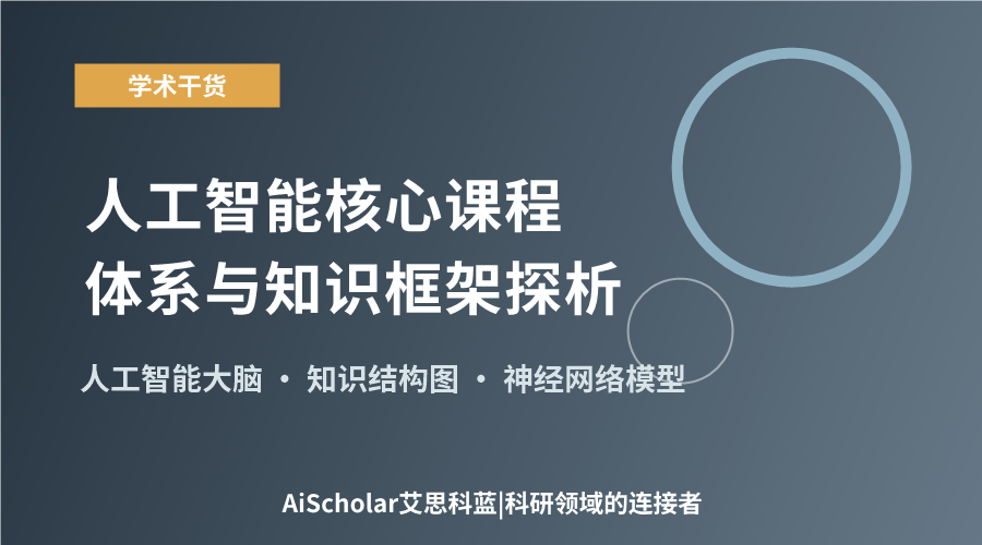 人工智能核心课程体系与知识框架探析