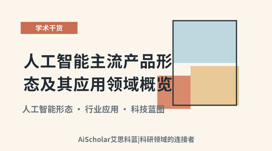 人工智能主流产品形态及其应用领域概览