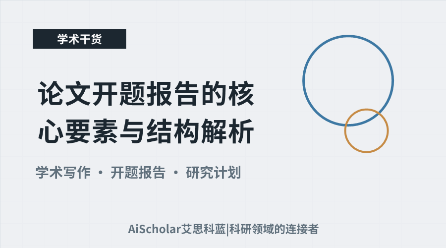 论文开题报告的核心要素与结构解析