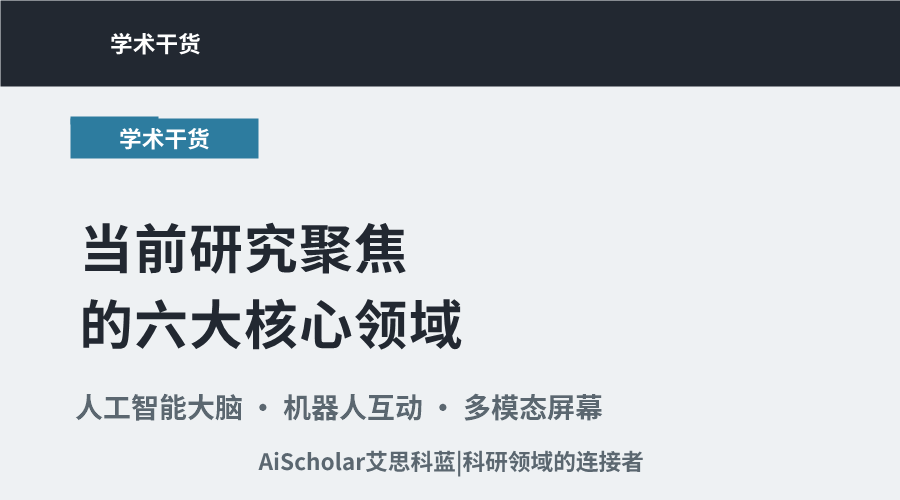 探索人工智能前沿：当前研究聚焦的六大核心领域