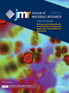 JOURNAL OF MATERIALS RESEARCH
