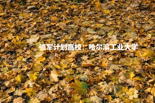 强军计划高校：哈尔滨工业大学 .jpg