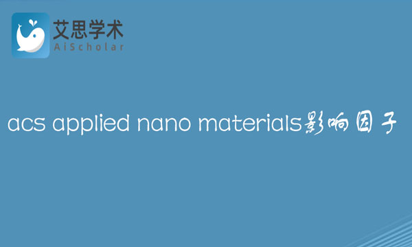 acs applied nano materials