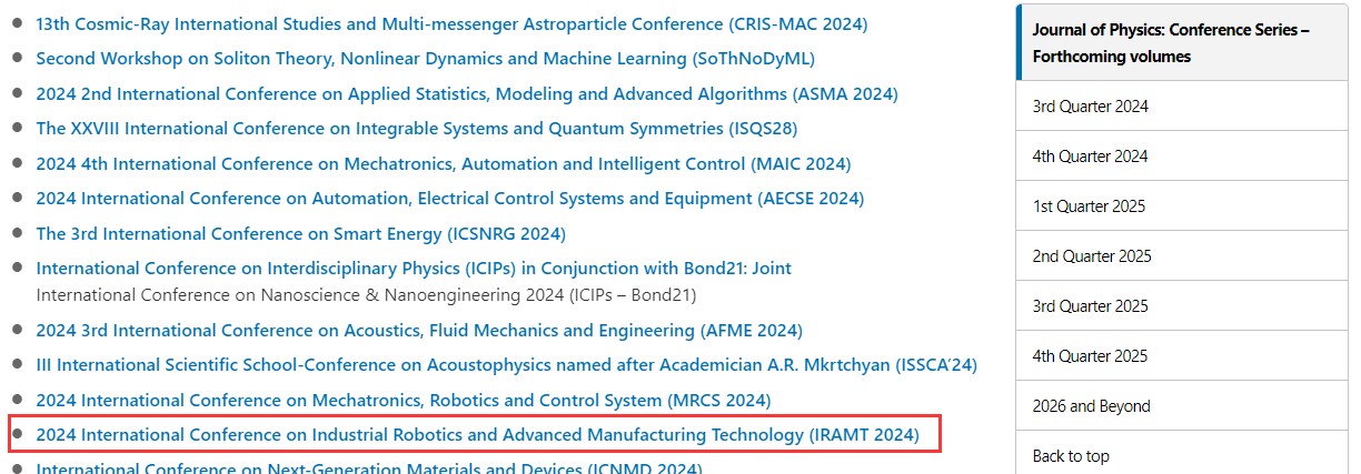 IRAMT 2024已上线JPCS会议列表.jpg