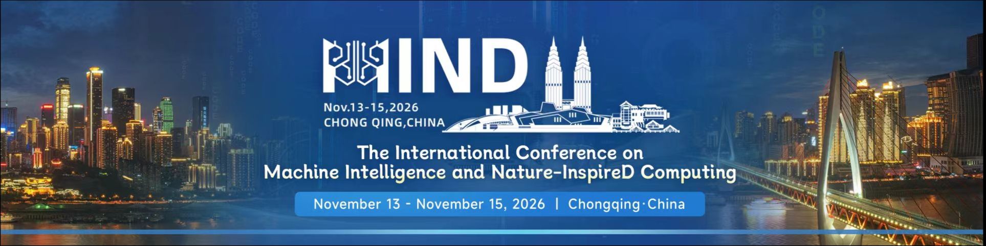 2026年机器智能与自然启发计算国际会议（MIND 2026）